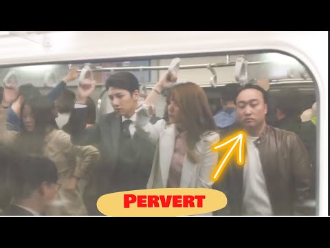 Korean Drama A Pervert Touching a Lady In Subway But She Thought It was This Man in Suit’s Fault