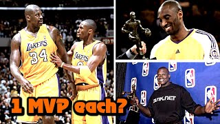 The Truth About Why Shaq & Kobe Only Got 1 MVP