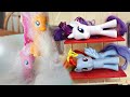 MY LITTLE PONY CAMPING CAMPER VAN & BUBBLES POOL PARTY!