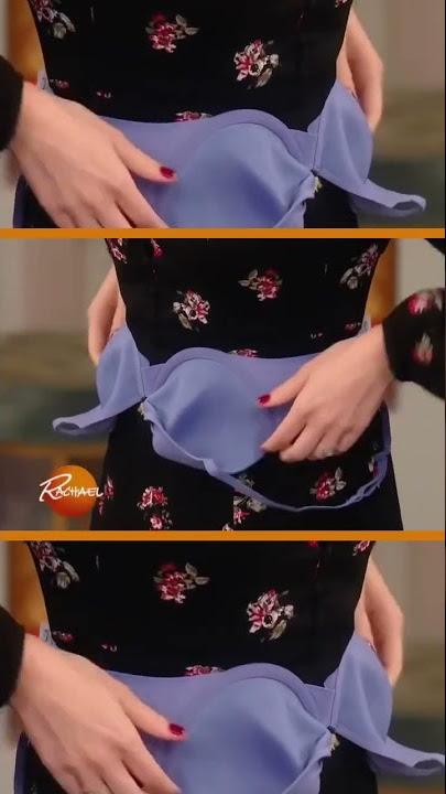 Expert Bra Fitter shows Rachael Ray the Proper Way to Put On Bra! #shorts
