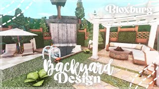 Roblox Bloxburg - Backyard design Idea - Minami Oroi