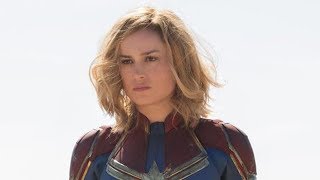 First look at brie larson as captain marvel + jude law mar-vell