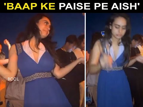 Nysa Devgan's video from a party in Greece goes viral; here's why