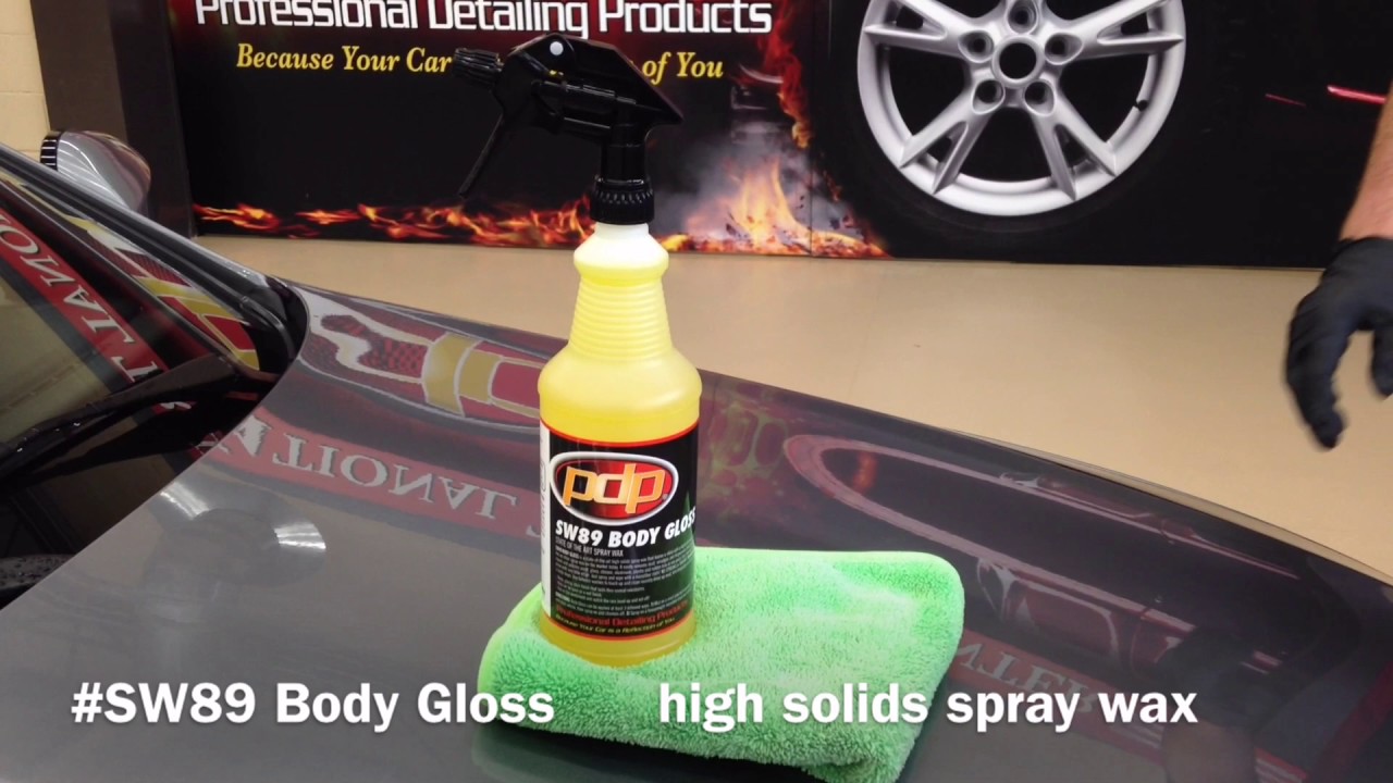 PDP's SW89 Body Gloss Spray Wax YouTube