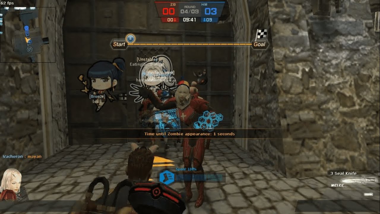 Kesatria Alice Red di Castle Blood! Counter-Strike Nexon: - Studio Zombie Escape Castle Blood