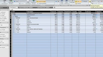 CP L2 04 Creating a Comparison Report in Vico Office