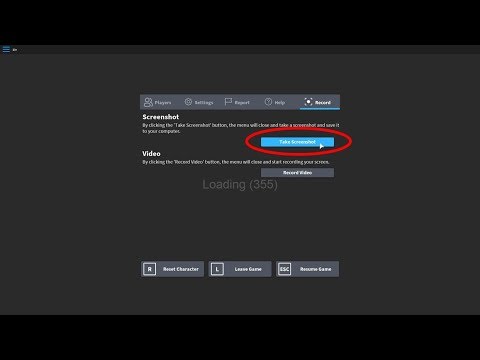 How To Take A Screenshot On Roblox 2018 Youtube - how to make roblox music videos and screenshots