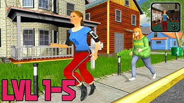 Virtual Super Mom Fitness Sim - Full Gameplay (LEVEL 1-5)|Android Gameplay