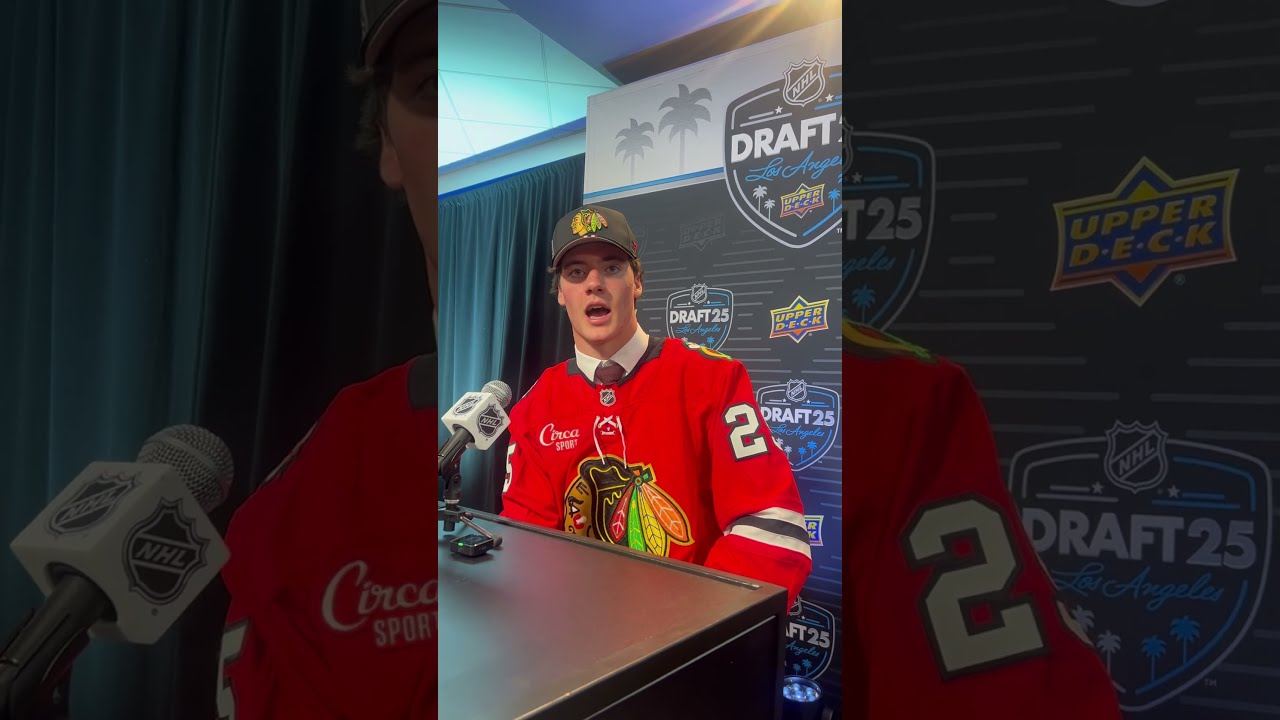 I Asked Mason West About Connor Bedard Blackhawks