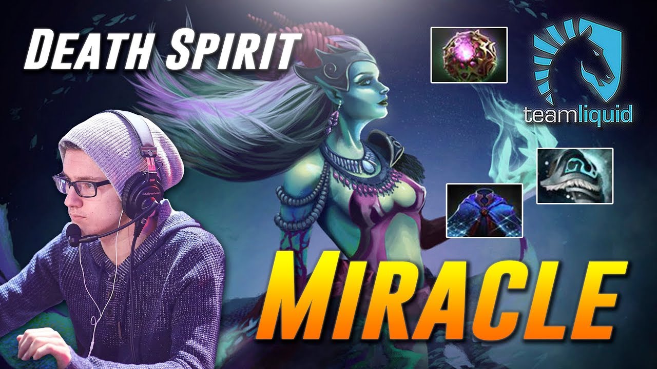 Miracle Death Spirit Krobelus - Dota 2 Pro MMR Gameplay