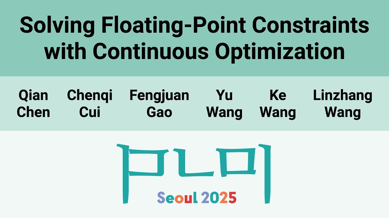 [PLDI'25] Solving Floating-Point Constraints with Continuous ...