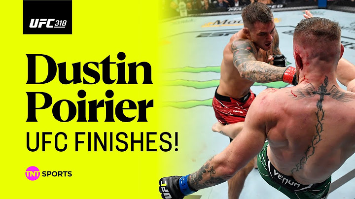 EVERY Dustin Poirier finish in the UFC ahead of retirement fight at #UFC318 💎