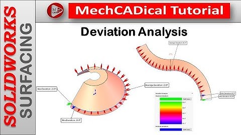 Deviation Analysis for Surface Models In SolidWorks