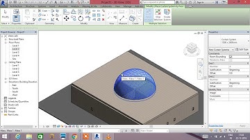 how to draw a dome shape easy in revit