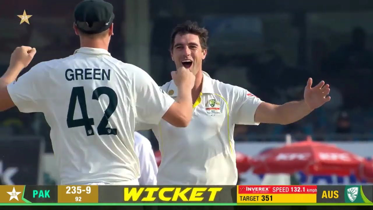Pat Cummins Test Cricket BOWLED Compilation