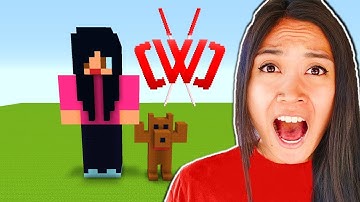 I Made a GIANT Regina (PZ4) in Minecraft - CWC Spy Ninja challenge