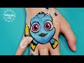 Baby dory  face paint tutorial