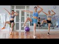 45 Mins AEROBIC DANCE WORKOUT | 3 in 1 (Weight Loss, Lose Belly Fat, Small Waist) | Eva Fitness