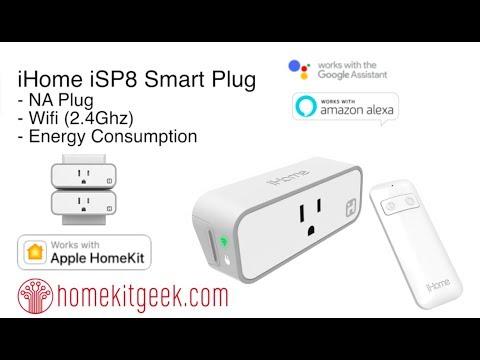 iHome iSP8 SmartPlug with Remote Control ISP8WW4TC B&H Photo