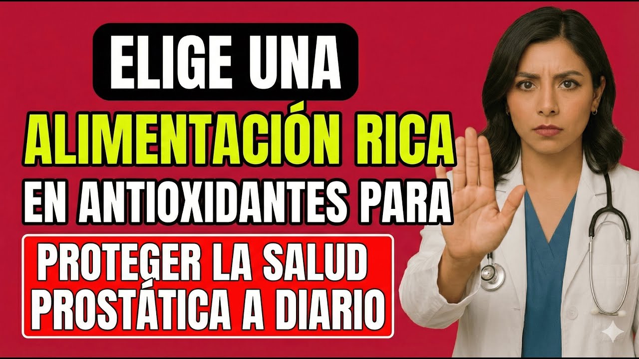 Elige una alimentación rica en antioxidantes para proteger la salud prostática a diario