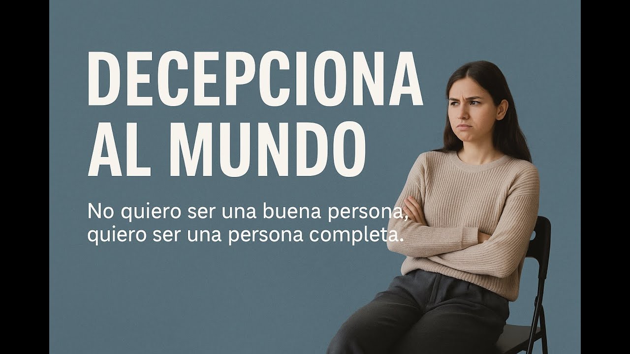 Clase sobre DECEPCIONAR al MUNDO