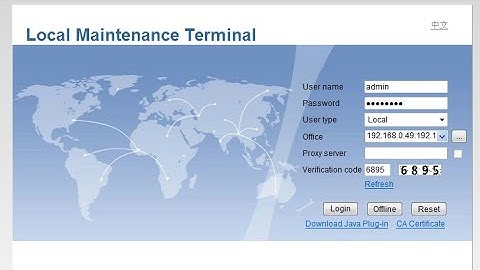 Huawei BaseBand Unit (BBU) - How to login
