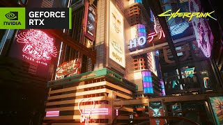 Cyberpunk 2077 Ray Tracing: Overdrive Mode Technology Preview Rasterization  vs. Full Ray Tracing Comparison #004