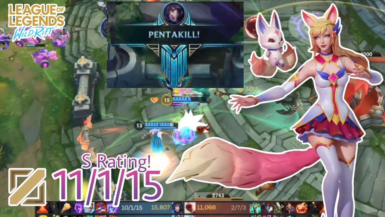 Ahri vs Brand | Wild Rift Gameplay | PENTAKILL!