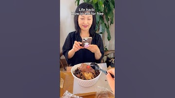 Life hack: how to eat for free… #food #icecream #lifehacks