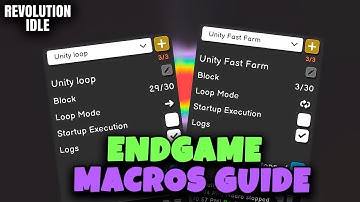 ENDGAME MACROS GUIDE // REVOLUTION IDLE