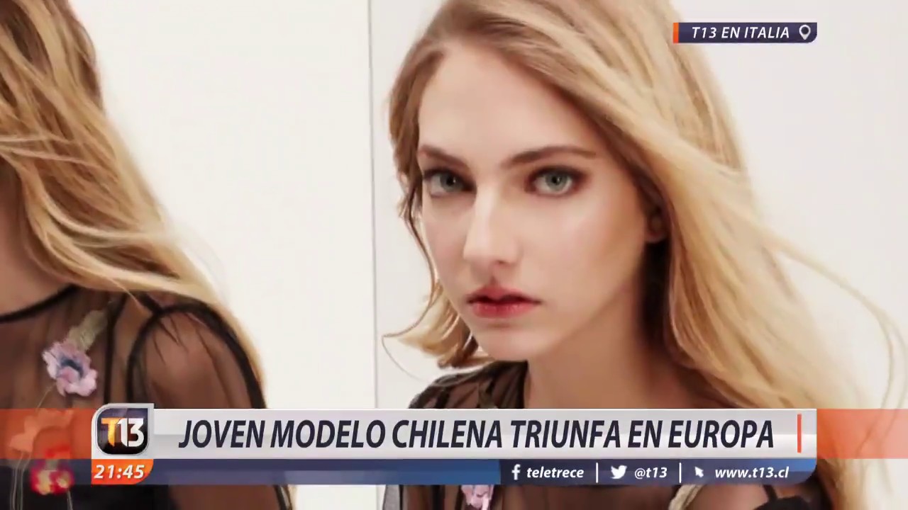 La modelo chilena que triunfa en Europa - YouTube