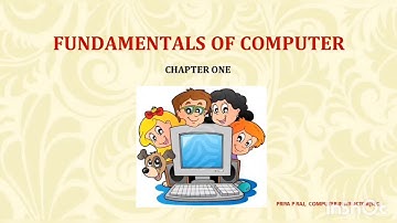 Class 6-CHAPTER 1- FUNDAMENTALS OF COMPUTER