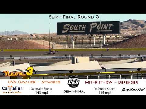 Cavalier Autonomous Racing's Best Overtakes at Indy Autonomous Challenge CES 2024