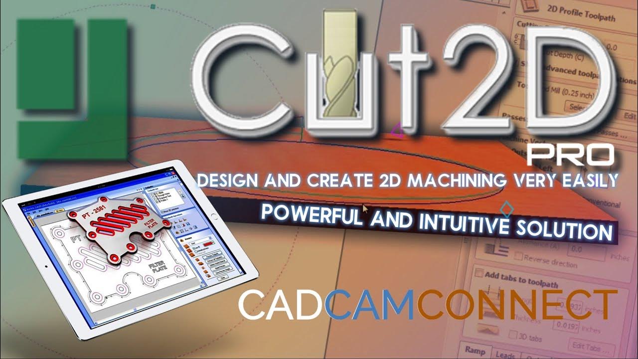 Vectric cut2d pro cutting parts on milling machines cnc router 