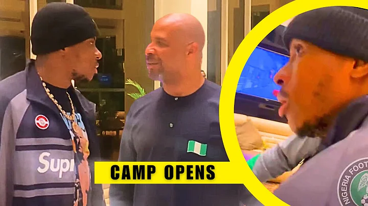 JUBILATIONS AS VICTOR OSIMHEN ARRIVES SUPER EAGLES CAMP EARLY