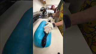 Famous Blue Raspberry Candy Making 😱🍭 #candy #asmr