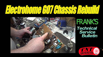 #1004 ELECTROHOLME GO7 Arcade Video Game Monitor Chassis REBUILD! Todd