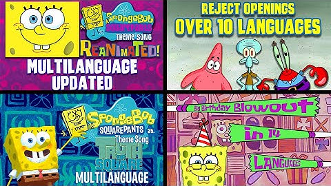 EVERY MULTILANGUAGE SPONGEBOB THEME SONG COMPILATION!!!