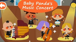 Baby Pandas Music Concert - Learn To Recognize Sounds And Play Musical Instruments Babybus Games