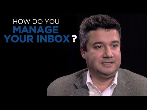 Shared Experience - Hussein Chahine on how to manage your inbox