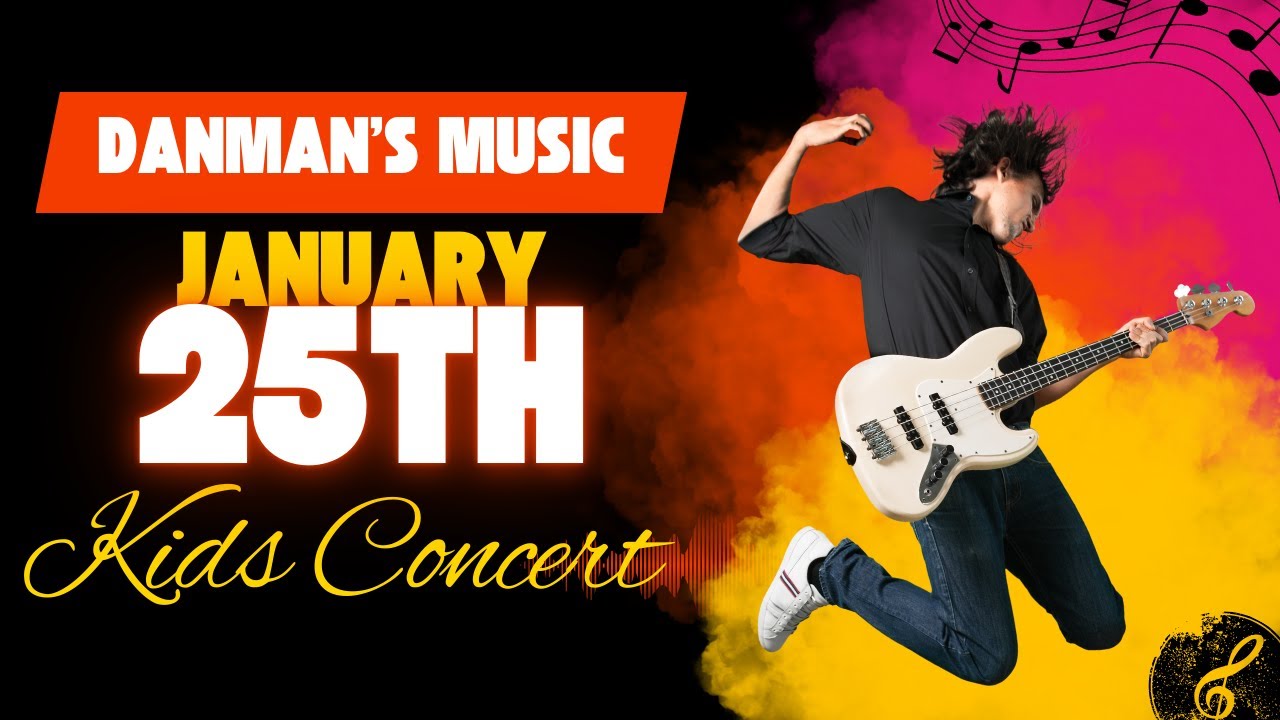 Steve Freid performing 2 Original Songs in the Danmans January 25th, New Years Kids Concert