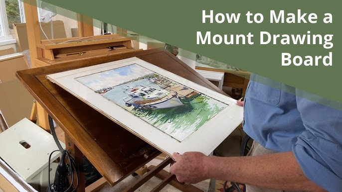 TUTORIAL: HOW TO MOUNT WATERCOLOR PAPER TO BOARD 