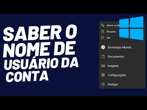 Vídeo: Como Encontrar O Nome Do Usuário Atual