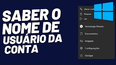 Como saber usuário do Windows?