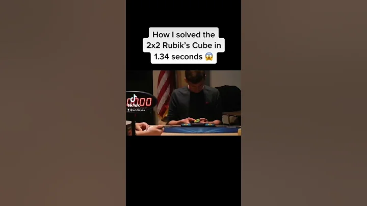 How I solved the 2x2 Rubik’s Cube in 1 second! 😳