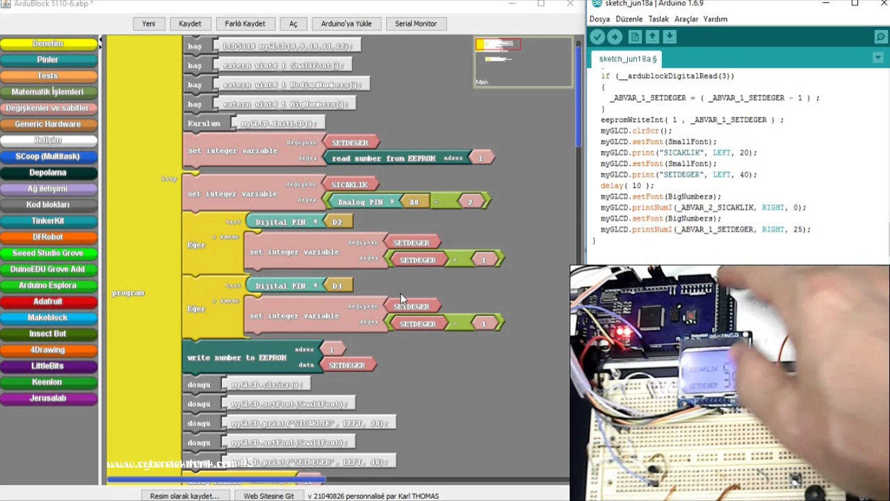 Ardublock – Arduino ile görsel eğitim – 43 - YouTube