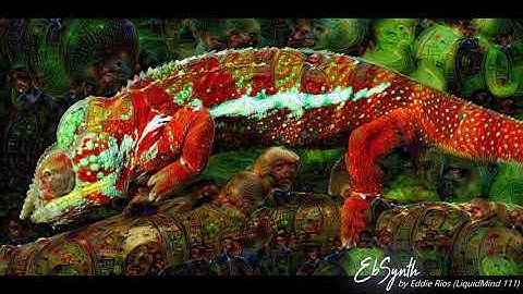 DEEP DREAM CHAMELEON EBSYNTH ANIMATION EFFECT