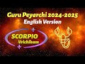 Jupiter transit 20242025  scorpio