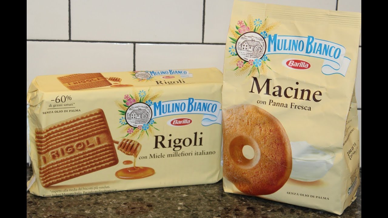 Mulino Bianco Barilla: Rigoli & Macine Italian Cookie Review 