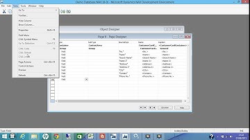 Microsoft Dynamics NAV 2015   Page Object   -  I